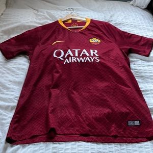 AS ROMA Nike Dri-fit Soccer Football TShirt
